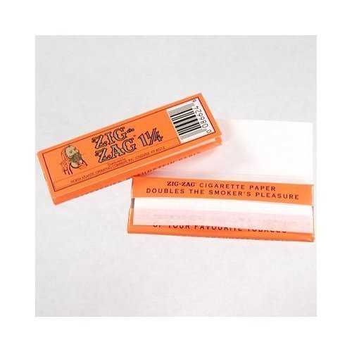  ZIG-ZAG Rolling Papers French Orange 1 1/4 (6 Booklets